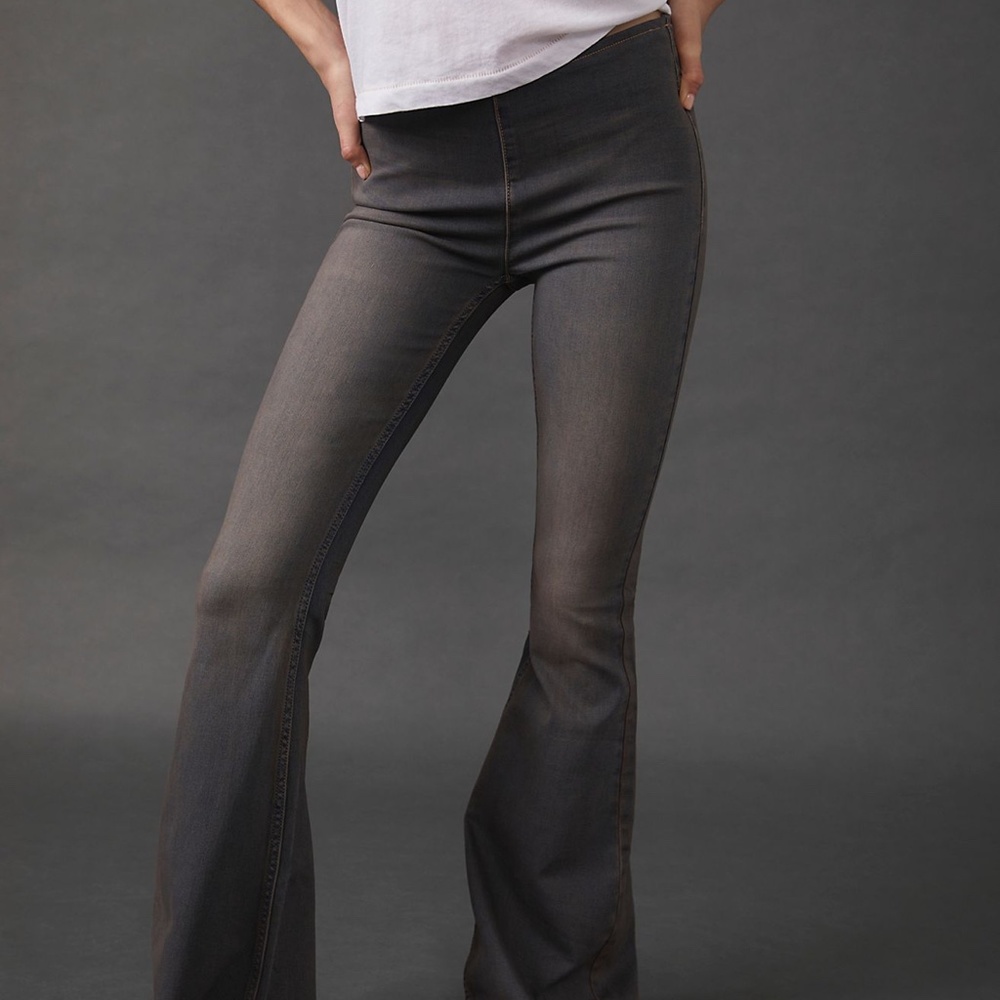 Free people Penny Pull-On Flare Jeans Sz. 25  NWT  color - Back Alley Blue